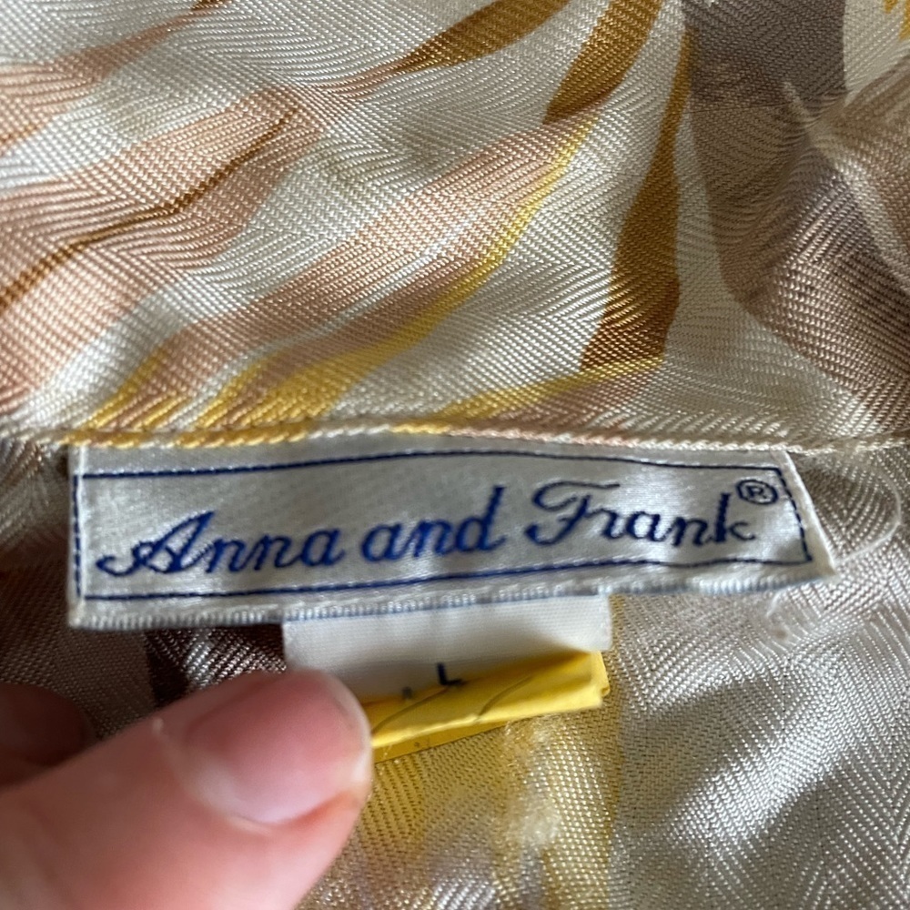 Vintage Anna and Frank polyester button-down shirt - Picture 5 of 7